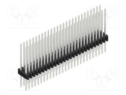 Connector: pin strips; pin header; male; PIN: 54; 1.27mm; THT; 2x27