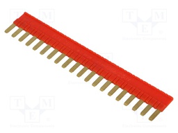 Connection bridge; 36A; Colour: red; 250VDC