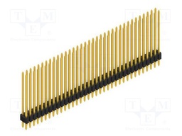 Connector: pin strips; pin header; male; PIN: 70; 1.27mm; THT; 2x35