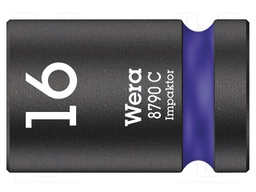 Key; hex socket,socket spanner,impact; HEX 16mm; 1/2"; 38mm