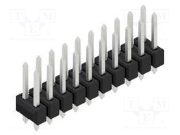 Connector: pin strips; pin header; male; PIN: 20; 2.54mm; THT; 2x10