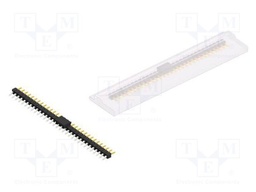 Connector: pin strips; pin header; male; PIN: 31; 2.54mm; SMT; 1x31