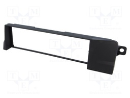 Radio mounting frame; BMW; 1 DIN; black