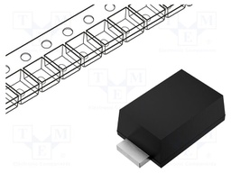 Schottky Rectifier, 40 V, 1 A, Single, SOD-123HE, 2 Pins, 450 mV