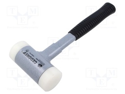 Hammer; assembly,workshop; 310mm; 50mm; round; polyamide; steel