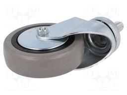 Transport wheel; Ø: 80mm; W: 24mm; H: 104mm; torsional; 550N