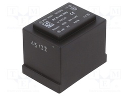 Transformer: encapsulated; 8VA; 230VAC; 9V; 888mA; Mounting: PCB