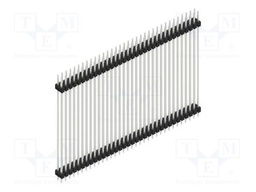 Connector: pin strips; pin header; male; PIN: 68; 2.54mm; THT; 2x34