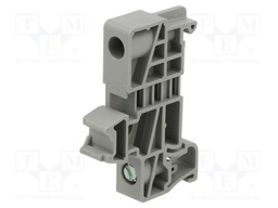 Holder; grey; Width: 9.5mm; TS32,TS35; Ht: 35.3mm; L: 50.5mm