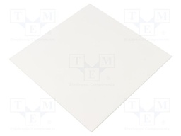 Accessories: decorative panel; white; plexiglass PMMA