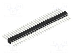 Connector: pin strips; pin header; male; PIN: 28; 1.27mm; SMT; 1x28