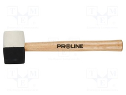 Hammer; 980g; Handle mat: wood; 72mm; Tip mat: rubber