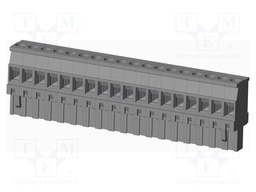 Connector: pluggable terminal block; plug; female; angled 90°