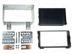 Radio frame; Kia; Kia Cee'd 2009->2012; black; Version: 2 DIN