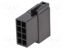 Connector housing; socket; ISO; PIN: 8; Works with: 342800
