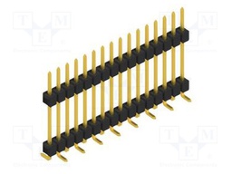 Connector: pin strips; pin header; male; PIN: 16; 2.54mm; SMT; 1x16