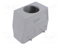Enclosure: for HDC connectors; Han B; size 16B; for cable; high