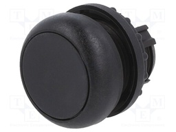 Switch: push-button; Stabl.pos: 1; 22mm; black; Illumin: none; IP67
