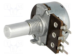 Potentiometer: shaft; single turn; 4.7kΩ; 200mW; ±20%; THT; 6mm