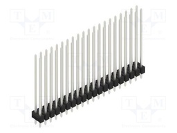 Connector: pin strips; pin header; male; PIN: 40; 2.54mm; THT; 2x20