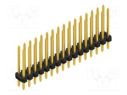 Connector: pin strips; pin header; male; PIN: 32; 2mm; THT; 2x16