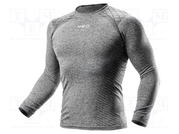 Thermoactive shirt; Size: L,XL; grey; WARM
