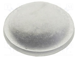 Self-adhesive foot; H: 3.8mm; transparent; polyurethane