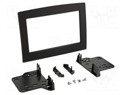 Radio frame; Dodge; 2 DIN; black