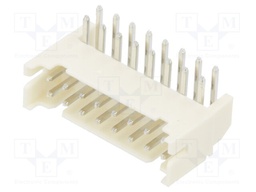 Socket; wire-board; male; 2mm; PIN: 16; THT; 100V; 2A; angled