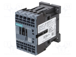 Contactor: 3-pole; NO x3; Auxiliary contacts: NO; 24VDC; 12A; 3RT20