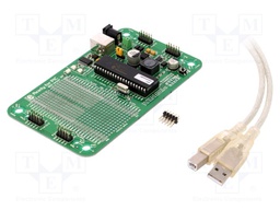 Dev.kit: Microchip PIC; Family: PIC18; prototyping area