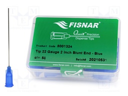 Needle: steel; 2"; Size: 22; straight; 0.41mm; Mounting: Luer Lock