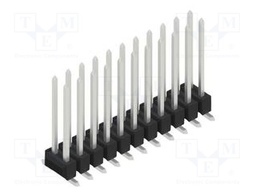 Connector: pin strips; pin header; male; PIN: 22; 2.54mm; SMT; 2x11
