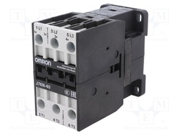 Contactor: 3-pole; 230VAC; 40A; DIN; J7KN; screw terminals; 690V