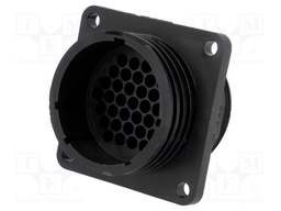 Socket; male; PIN: 37; w/o contacts; CPC Series 1; Case: size 23