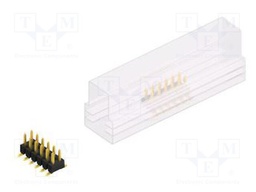 Connector: pin strips; pin header; male; PIN: 12; 2.54mm; SMT; 2x6