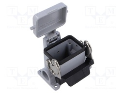 Enclosure: for HDC connectors; C-TYPE; size 44.27; Gland holes: 1