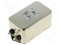 Filter: anti-interference; single-phase; 250VAC; Cx: 1uF; Cy: 10nF