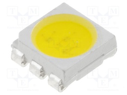 LED; SMD; 5060,PLCC6; white warm; 18÷20lm; 5500÷6500mcd; 120°; 60mA