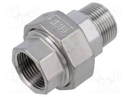 Male-female,flat,with seal; max.10.5bar; Thread: G 3/4"; G316