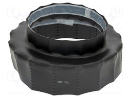 Heat shrink boot; 335/236mm; black; No.of term: 1