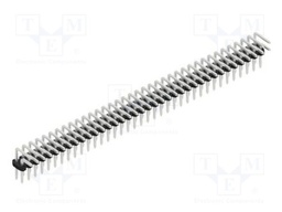 Connector: pin strips; pin header; male; PIN: 74; 2mm; THT; 2x37