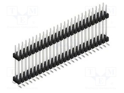 Connector: pin strips; pin header; male; PIN: 52; 2.54mm; SMT; 2x26