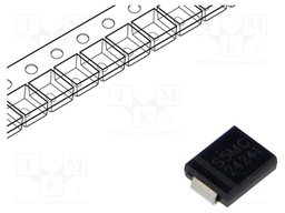 Diode: rectifying; SMD; 1kV; 5A; SMC; Ufmax: 1.15V; Ir: 10uA