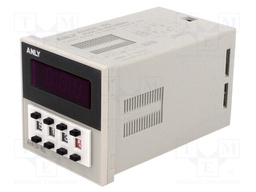 Timer; Range: 0,01s÷9990h; SPDT; 12÷48VAC; 12÷48VDC; Display: LED