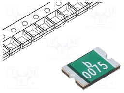 Fuse: PTC polymer; 750mA; Imax: 100A; Case: 1812; 0ZCG