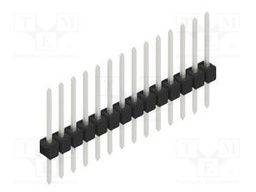 Connector: pin strips; pin header; male; PIN: 14; 2.54mm; THT; 1x14
