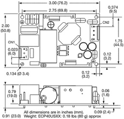 Power supply: switched-mode; 40W; 85÷264VAC; OUT: 1; 15VDC; 2.67A