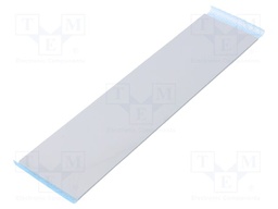 Tape: heat transfer; W: 50mm; L: 0.2m; Thk: 2mm; 1W/mK; silicone