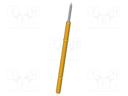 Test needle; Operational spring compression: 4mm; 5A; Ø: 0.8mm
